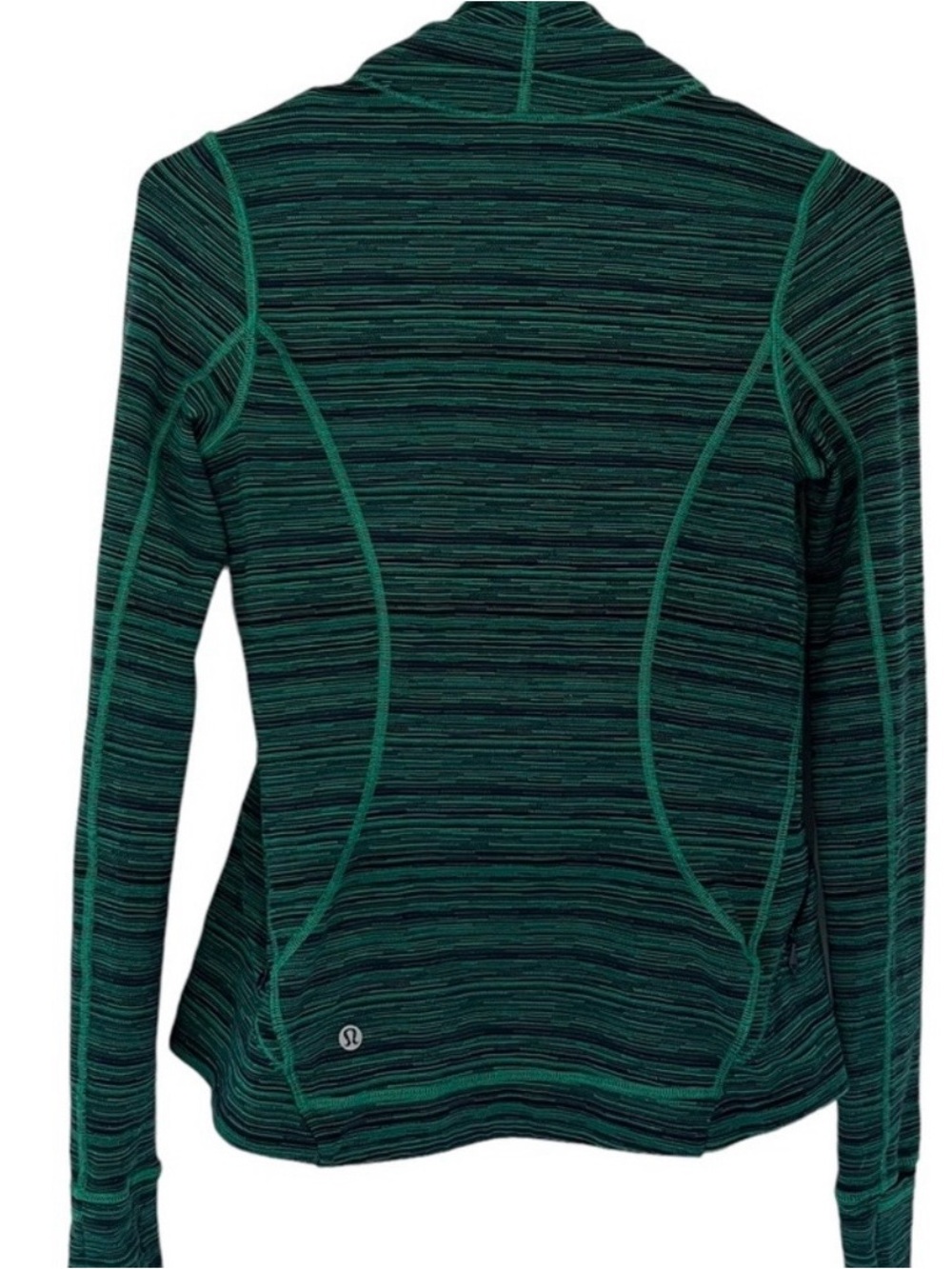 Lululemon Precision Jacket Cyber Jungle Hero Blue Size 2 - Picture 8 of 12